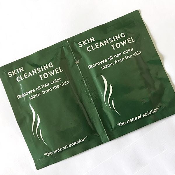 Hair Colour Stain Remover Wipes for Skin and Ears